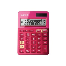 Canon Настолен калкулатор LS-123K, 12-разряден, розов