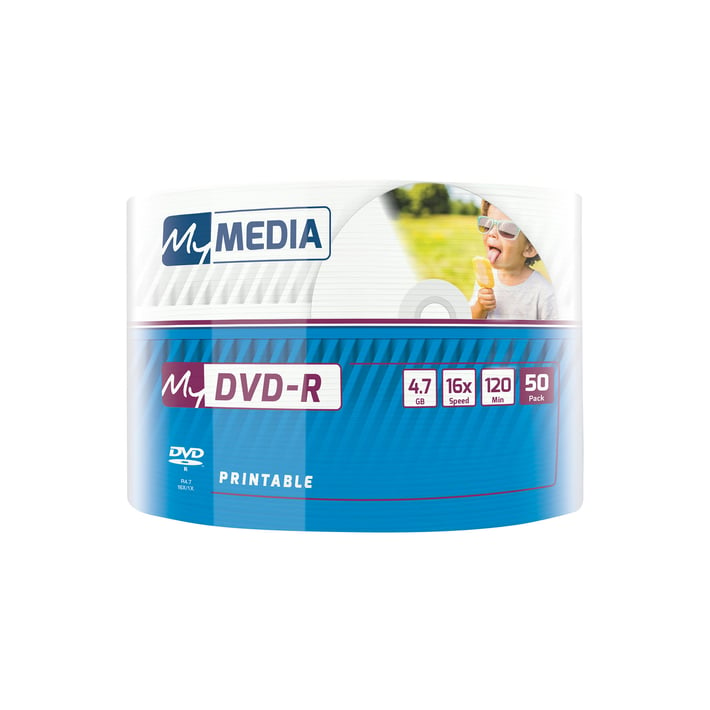 My Media DVD-R, Printable, 4.7 GB, 52x, 50 броя, фолирани
