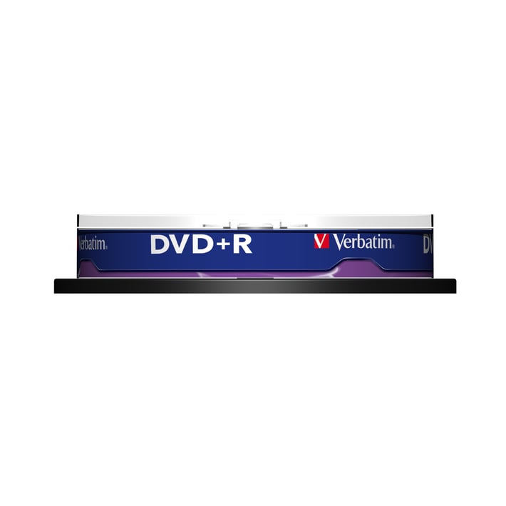 Verbatim DVD+R, 4.7 GB, 16x, AZO покритие, 10 броя в шпиндел