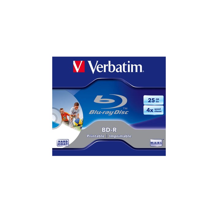 Verbatim BD-R, 25 GB, 4x