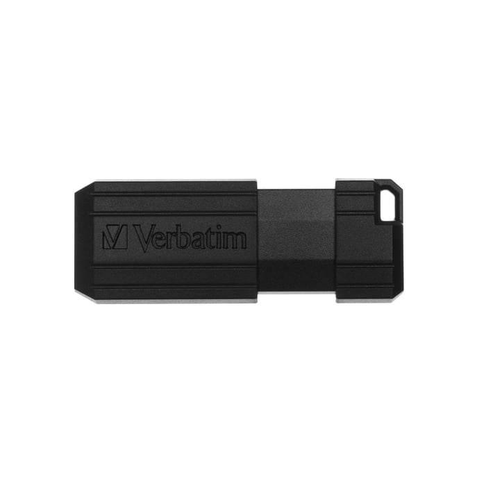 Verbatim USB флаш памет Pinstripe, USB 2.0, 64 GB, черна