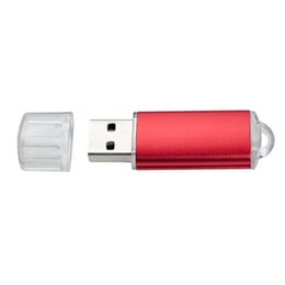 USB флаш памет Craft Metal, USB 2.0, 8 GB, червена, без лого