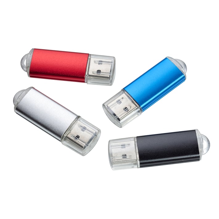 USB флаш памет Craft Metal, USB 2.0, 8 GB, бяла, без лого