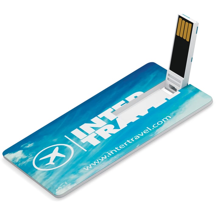 USB флаш памет Credit Card, USB 2.0, 8 GB, без лого