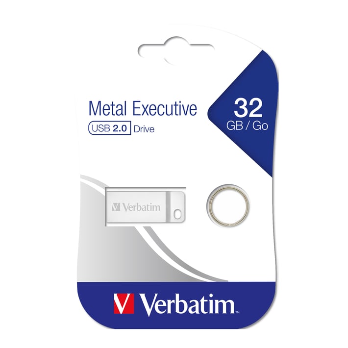Verbatim USB флаш памет Metal Executive, 32 GB