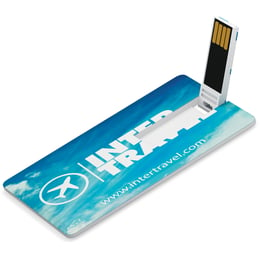 USB флаш памет Credit Card, USB 2.0, 16 GB, без лого