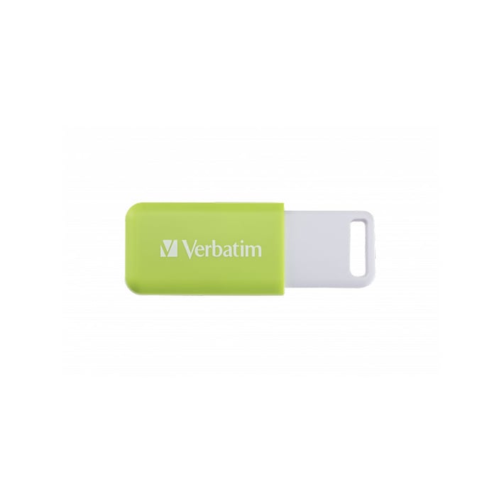 Verbatim USB флаш памет DataBаr, USB 2.0, 32 GB, зелена