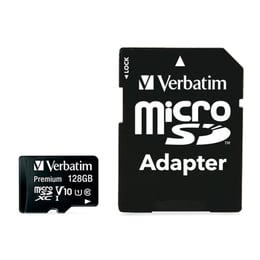 Verbatim Карта памет micro SDXC, 128 GB, с адаптер