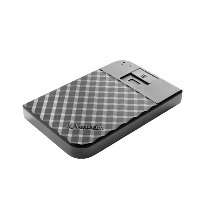 Verbatim Външен диск Secure, USB Type C, с пръстов отпечатък, 1 TB