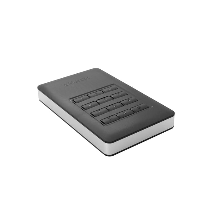 Verbatim Външен HDD твърд диск Store'n'Go Secure, 2 TB, черен
