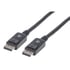 Manhattan Кабел DisplayPort Male / DisplayPort Male, 2 m, черен