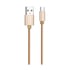Wesdar Кабел, USB към Micro USB, 1.2 m, златист