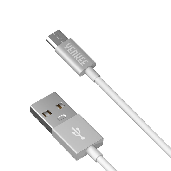 Yenkee Кабел 221 WSR, USB-A Male към Micro USB-B Male, 1 m