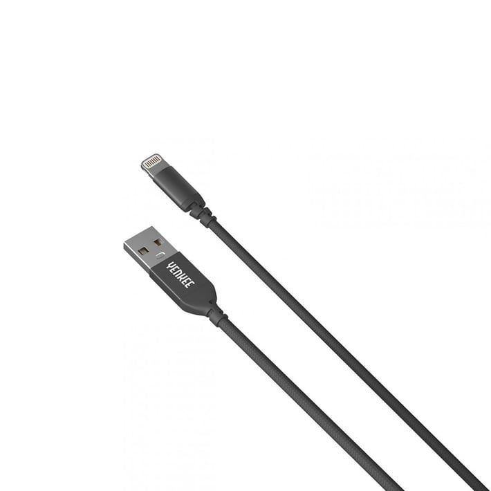 Yenkee Кабел 611 BK USB Male към Lightning Male, 1 m, черен