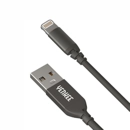 Yenkee Кабел 612 BK USB Male към Lightning Male, 2 m, черен