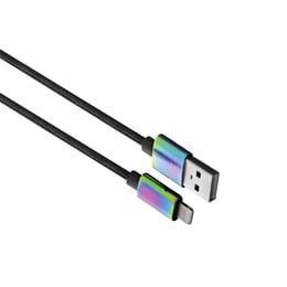 TNB Кабел, USB Type-A към Lightning, 1.5 m, черен