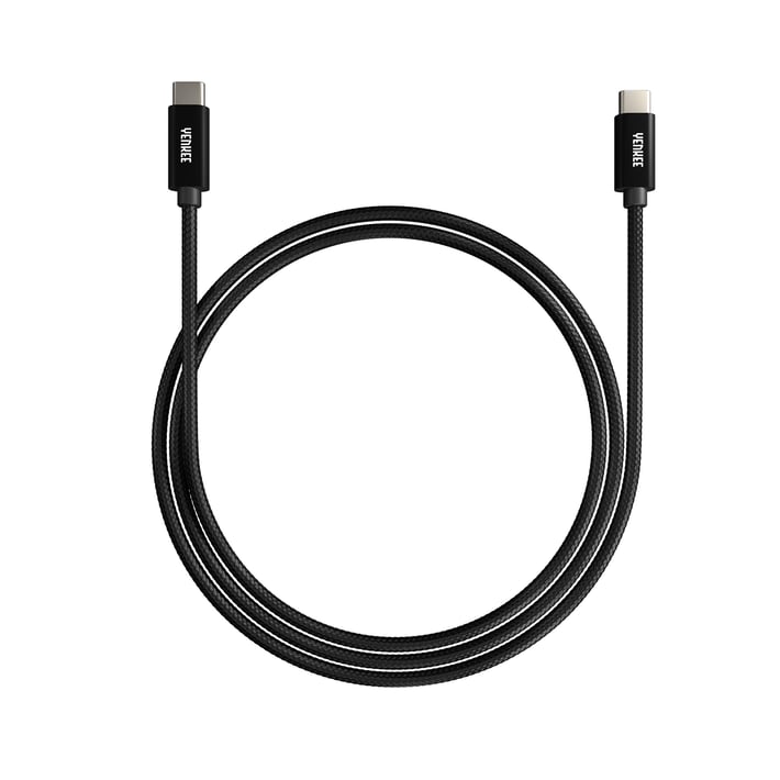 Yenkee Кабел USB Type-C към USB Type-C, 2 m, черен