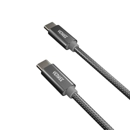 Yenkee Кабел USB Type-C към USB Type-C, 2 m, сив