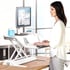 Fellowes Работна станция Sit Stand, подвижна, бяла