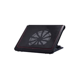 Wesdar Охладителна поставка за лаптоп K-8288F, с LED лампа, черно-червен