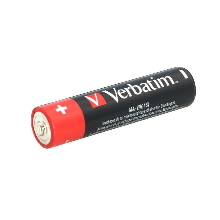 Verbatim Алкална батерия, AAA, LR03, 1.5 V, 4 броя