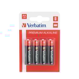 Verbatim Алкална батерия, AA, LR6, 1.5 V, 4 броя