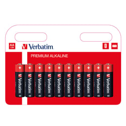 Verbatim Алкална батерия, AAA, LR3, 10 броя
