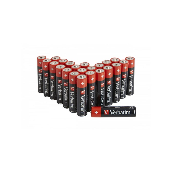 Verbatim Алкална батерия, AA, 1.5 V, 24 броя