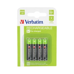 Verbatim Акумулаторна батерия, AAA, HR03, 950 mAh, 4 броя