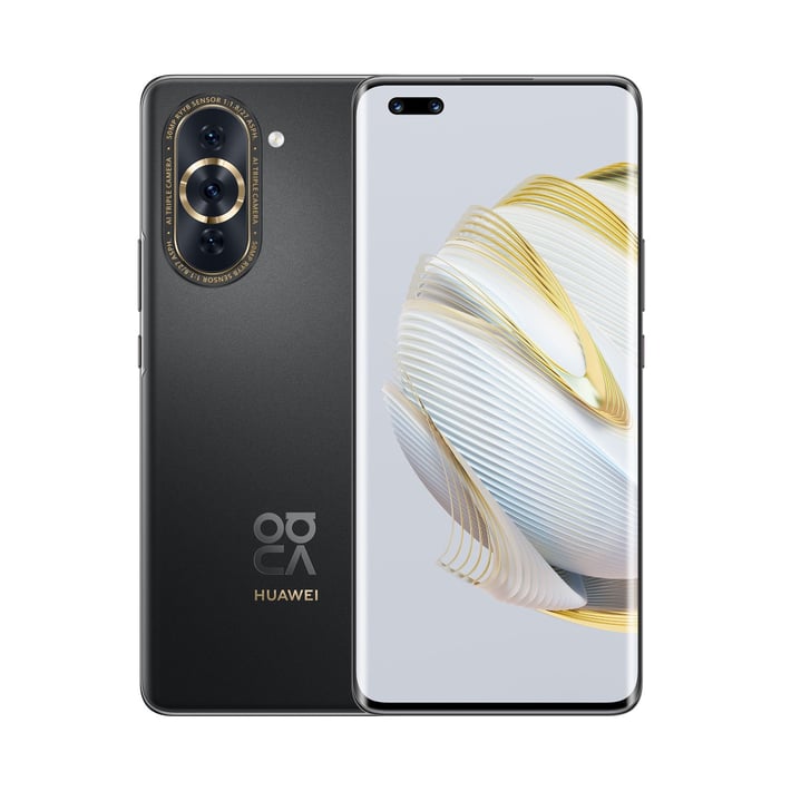 Huawei Смартфон Nova 10 Pro, Dual SIM, 256 GB, 8 GB RAM, 50 MP камера, 4500 mAh, 6.78'', черен