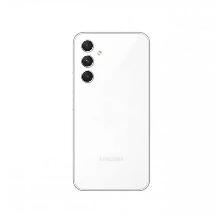 Samsung Смартфон Galaxy A54, Dual SIM, 128 GB, 8 GB RAM, 50 MP камера, 5000 mAh, 6.4'', бял