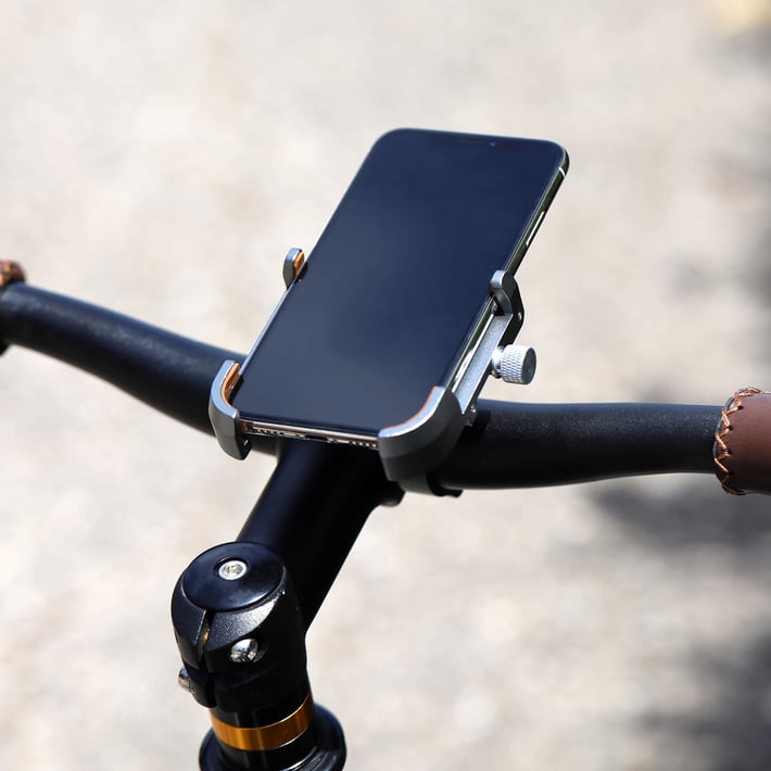 TNB Стойка за телефон Urban Retro, за колело, сива