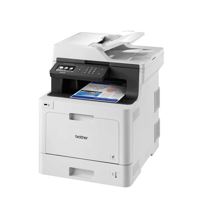 Brother Мастиленоструен принтер 3 в 1 DCP-L8410CDW, цветен, Wi-Fi, A4