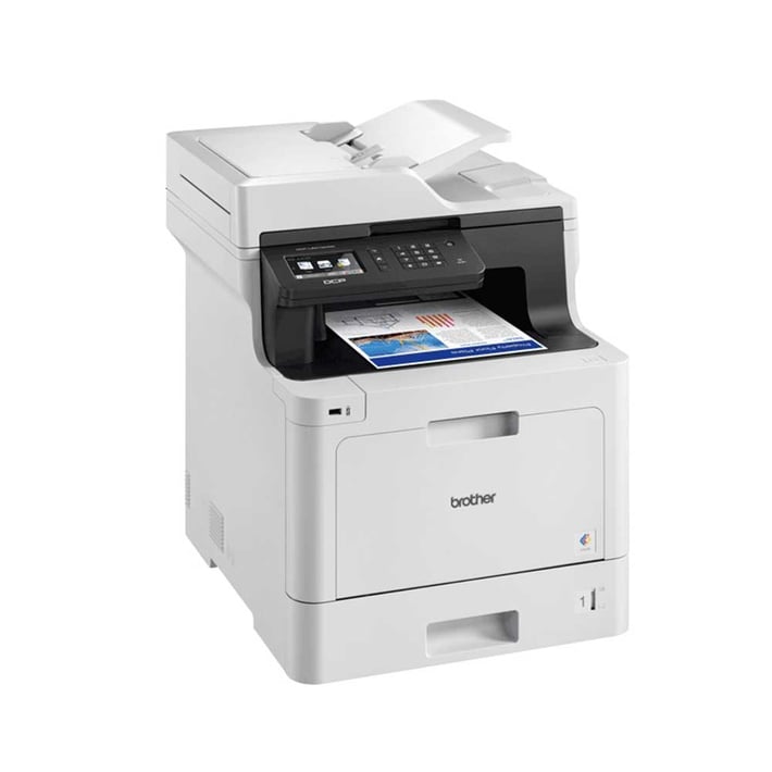 Brother Мастиленоструен принтер 3 в 1 DCP-L8410CDW, цветен, Wi-Fi, A4