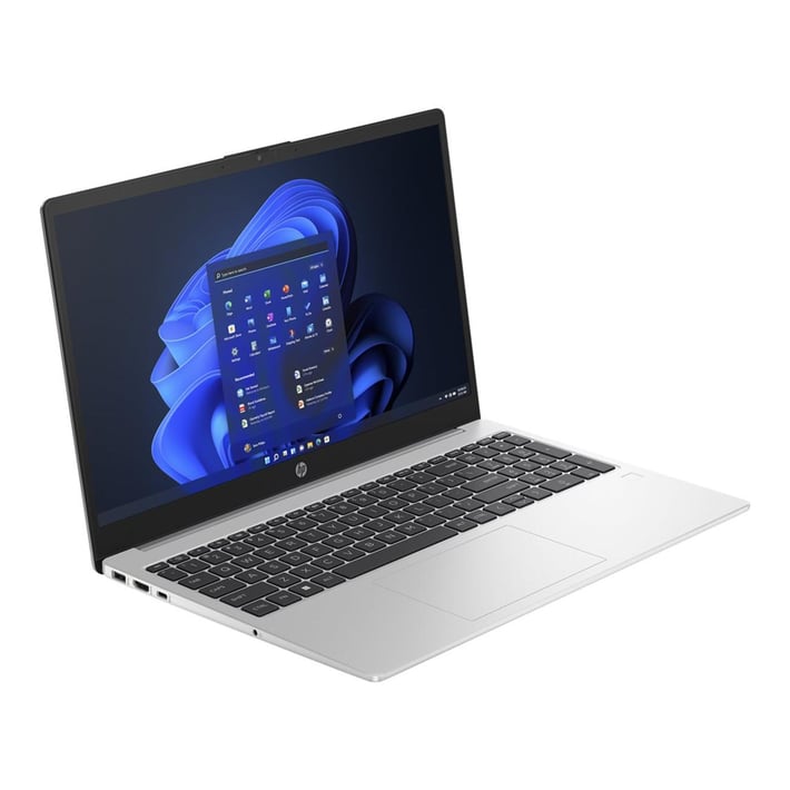 HP Лаптоп 250 G10, 15.6'', FullHD IPS, Intel Core i3, 256 GB SSD, 8 GB RAM, сребрист