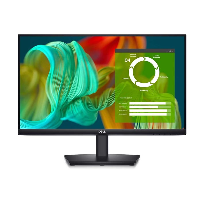 Dell Монитор E2424HS, 23.8'', FullHD, 1920 x 1080, 250 cd/m2, 5 ms, HDMI, VGA, черен