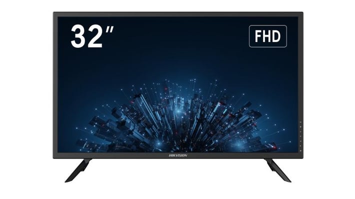 Hikvision Монитор DS-D5032F3-1V0S, 32'', FullHD, 1920 x 1080, 300 cd/m2, 8 ms, HDMI, VGA