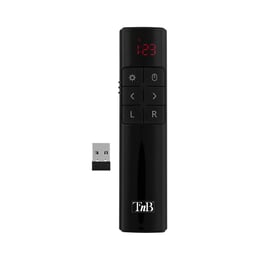 TNB Показалка Presenter, лазерна, USB Type-A, черна