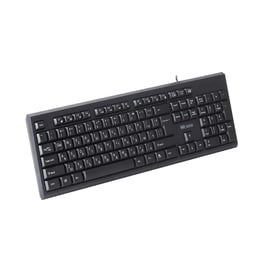 Wesdar Клавиатура WK506, с кабел, 1.35 m, с кирилизация, черна