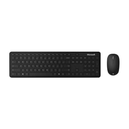 Microsoft Комплект - клавиатура и мишка 1AI-00030, безжични, 1000 dpi, черни