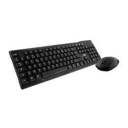 TNB Комплект - клавиатура и мишка Bridge, безжични, с кирилизация, черни