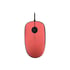 TNB Мишка Sunset, с кабел, USB Type-A, с адаптер USB Type-C, червена