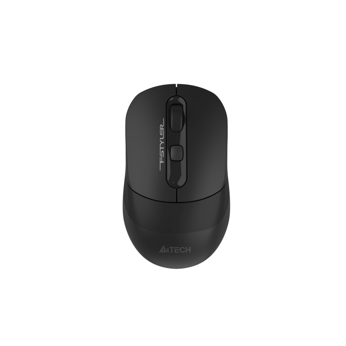 A4Tech Мишка Fstyler FB10CS, безшумна, 2.4 GHz, Bluetooth, черна
