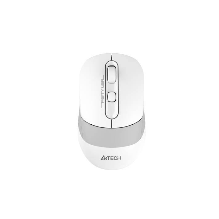A4Tech Мишка Fstyler FB10CS, безшумна, 2.4 GHz, Bluetooth, бяла