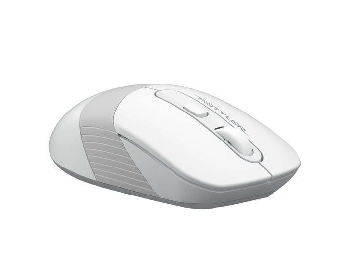 A4Tech Мишка Fstyler FG10S, безжична, безшумна, бяла