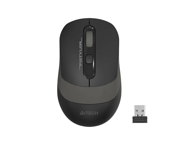 A4Tech Мишка Fstyler FG10S, безжична, безшумна, сива