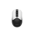 A4Tech Мишка Fstyler FG12S, безжична, безшумна, бяло-черна