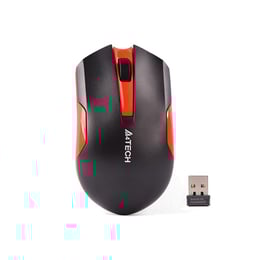 A4Tech Мишка V-Track G3-200N, безжична, черно-червена