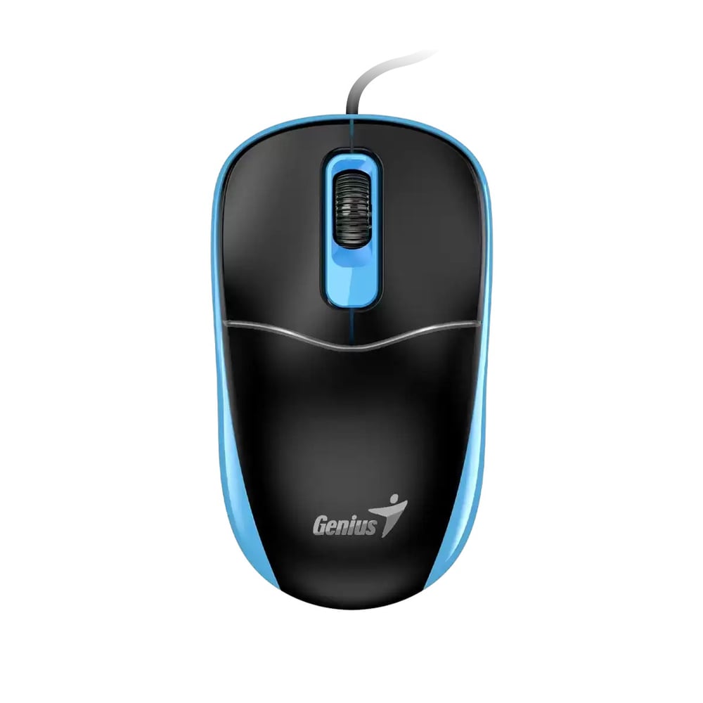 Genius Мишка DX-111, с кабел, USB Type-A, синя