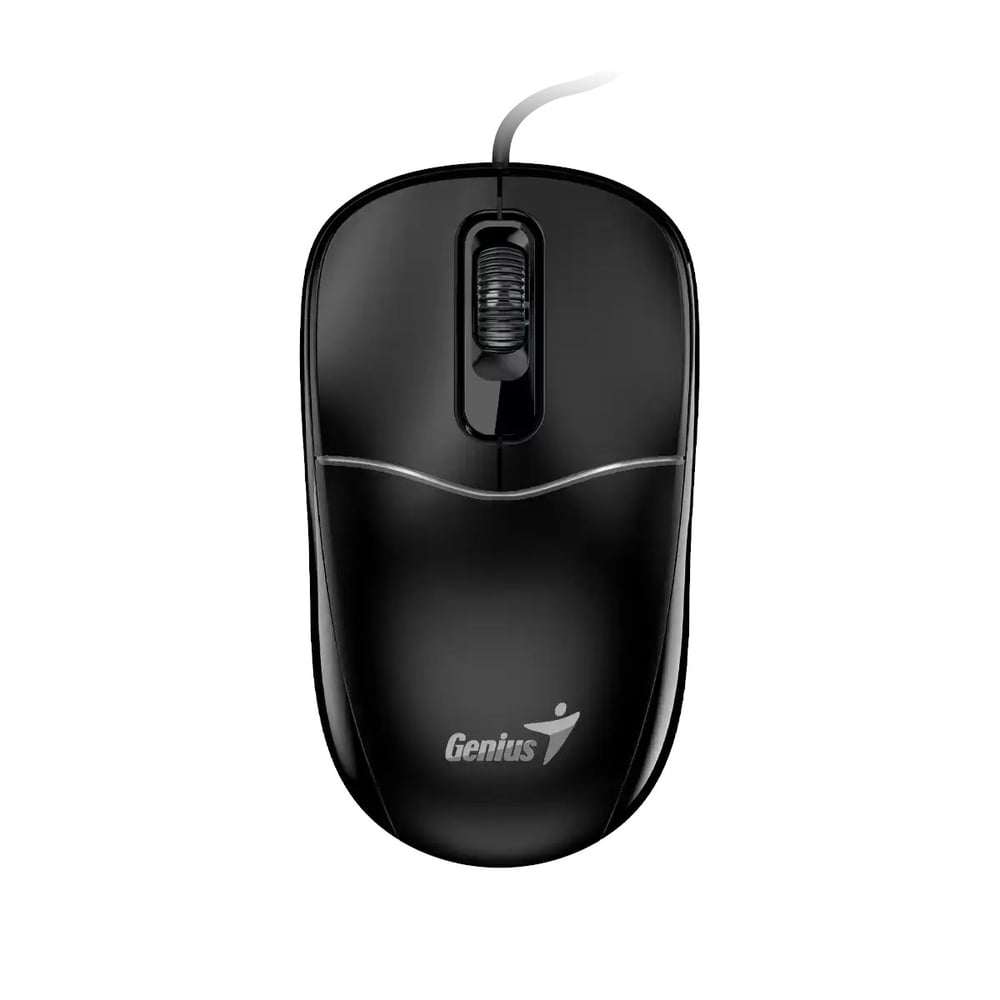 Genius Мишка DX-111, с кабел, USB Type-A, черна